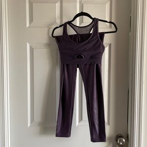 Zobha purple workout set